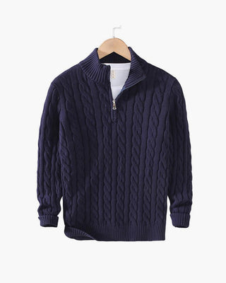 TAEBAEK – Pull torsadé zippé