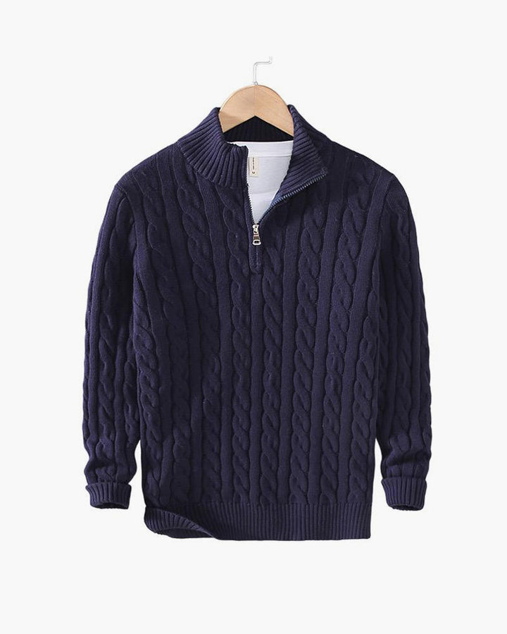 TAEBAEK – Pull torsadé zippé