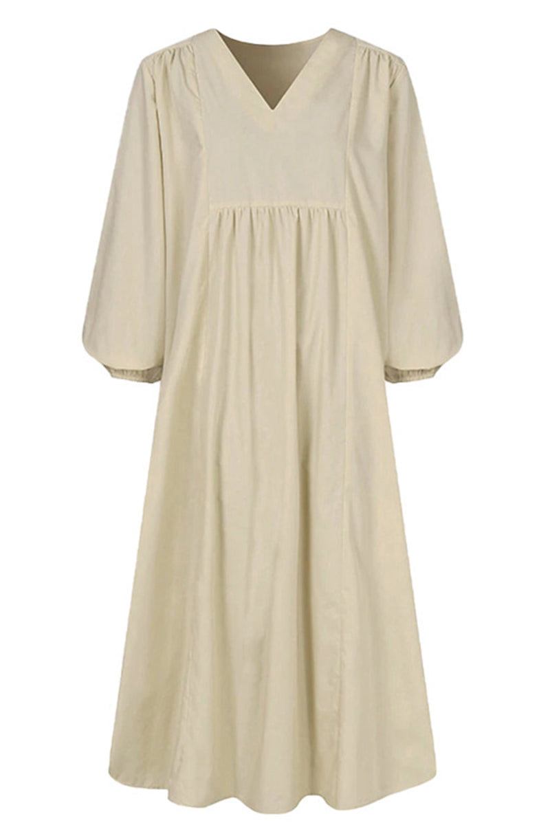Midi Long Sleeve Spring Dress
