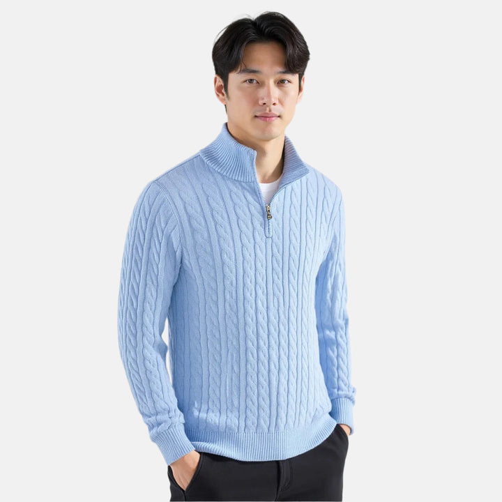 TAEBAEK – Pull torsadé zippé
