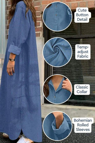 Body-balancing &amp; Temp-controlled: Bohemian Maxi Dress