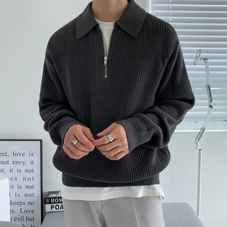 RASON Polo demi-zip
