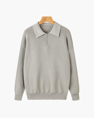 RASON Polo demi-zip