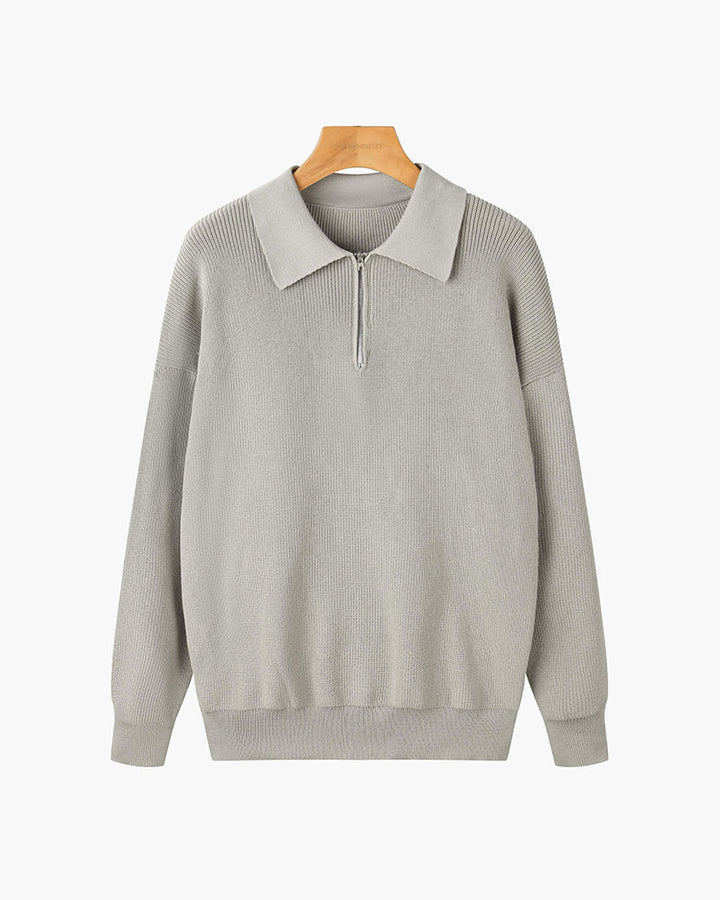 RASON Polo demi-zip
