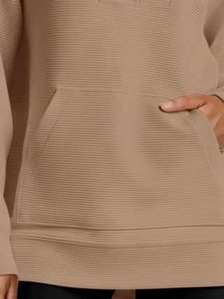 Half-Zip Waffle Pullover