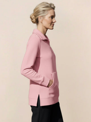 Half-Zip Waffle Pullover