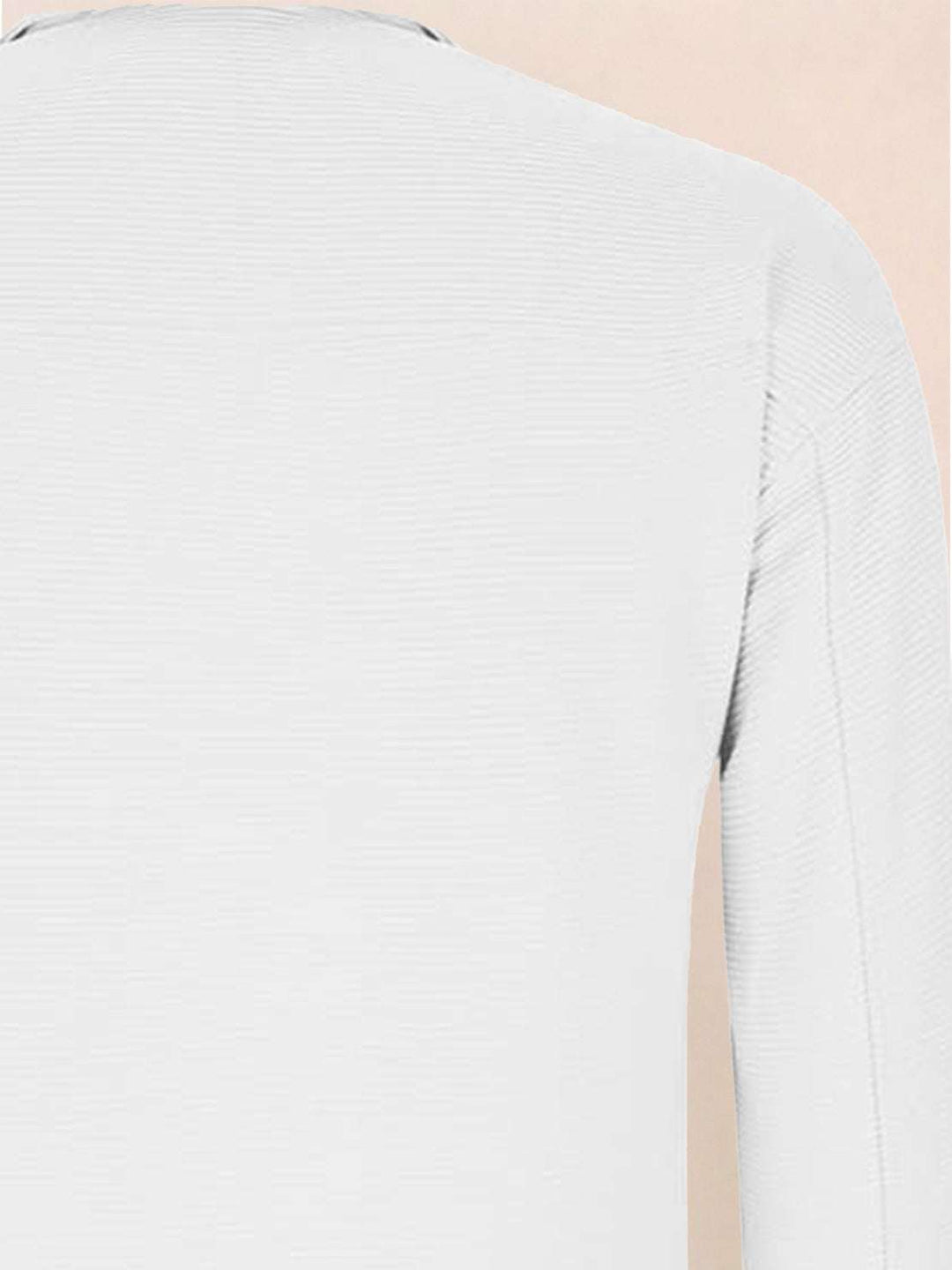 Half-Zip Waffle Pullover