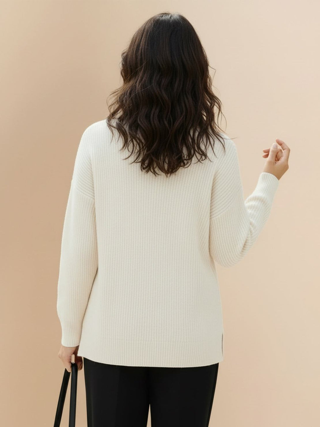 Half-Zip Waffle Pullover