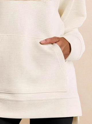 Half-Zip Waffle Pullover