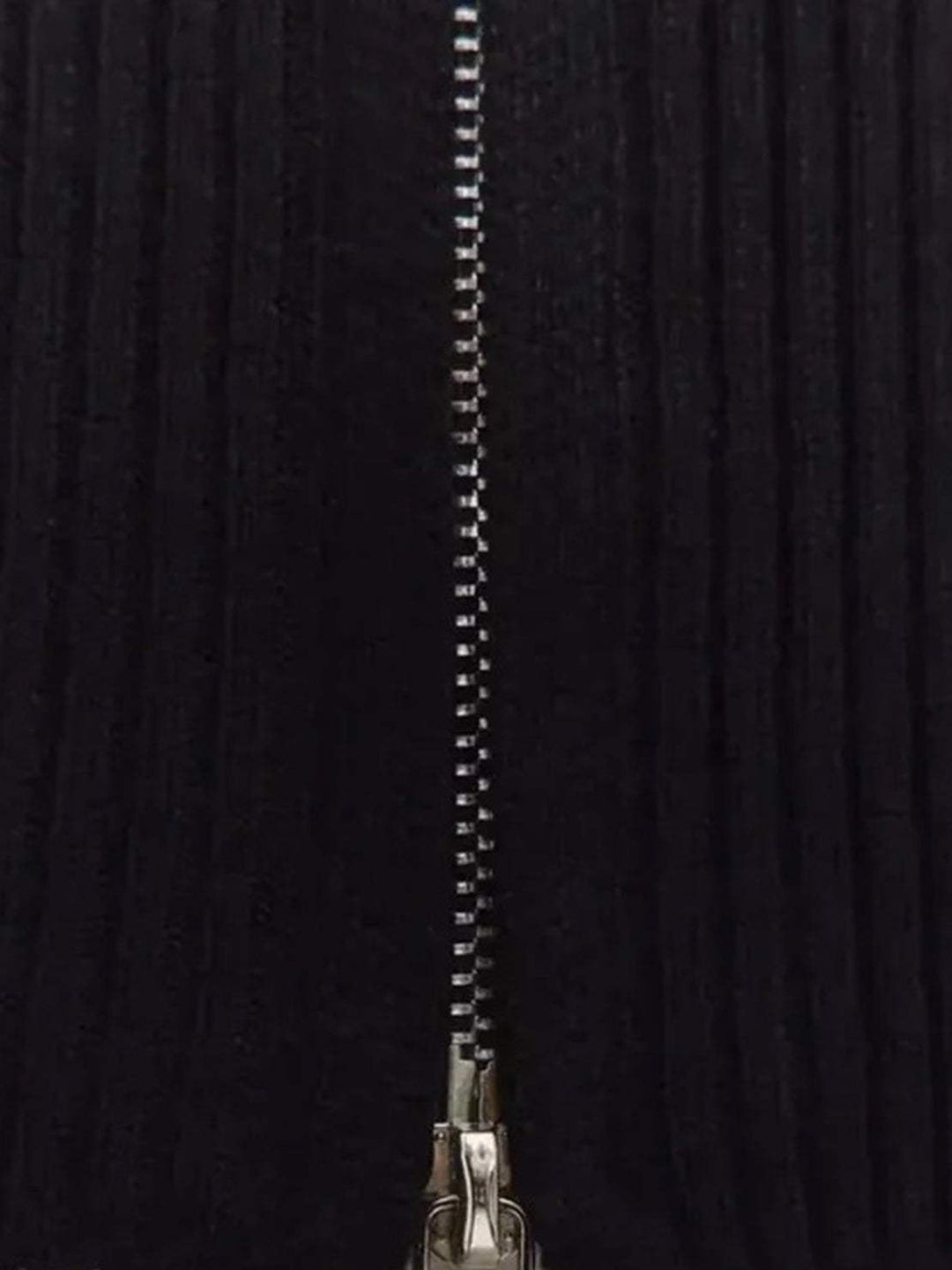 Zip-Up Knit Cardigan Jacket