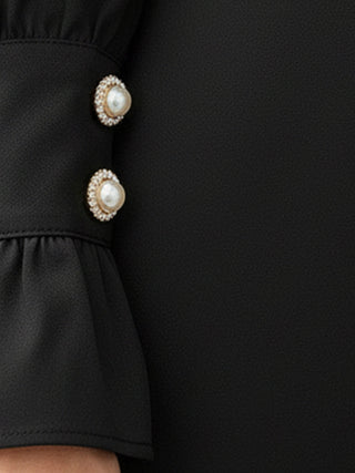 Slimming V-Neck Midi Dress