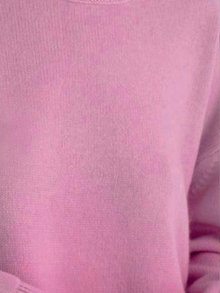 Oversized Crew Neck Knit Sweater