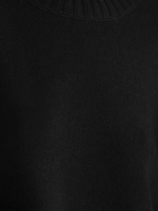 Oversized Crew Neck Knit Sweater
