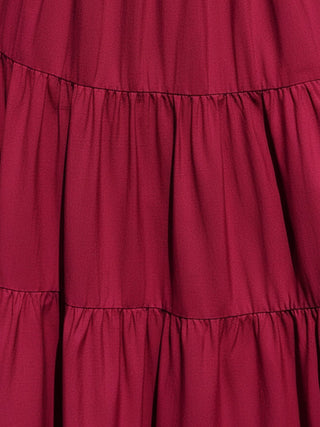 Smocked Sleeveless Maxi Dress