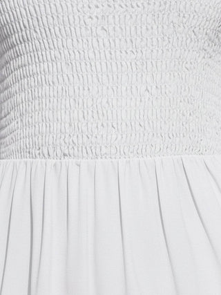 Smocked Sleeveless Maxi Dress