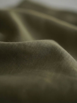 100% Cotton-Linen Empire Waist Dress