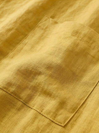100% Linen Pocket Midi Dress