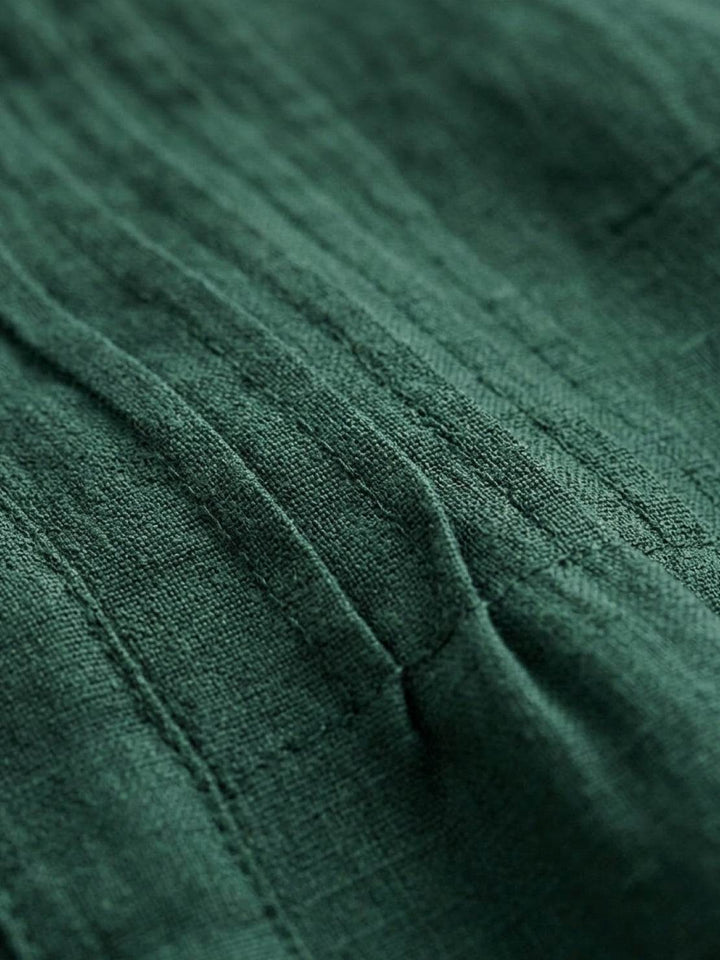 100% Cotton Linen Pintuck Dress