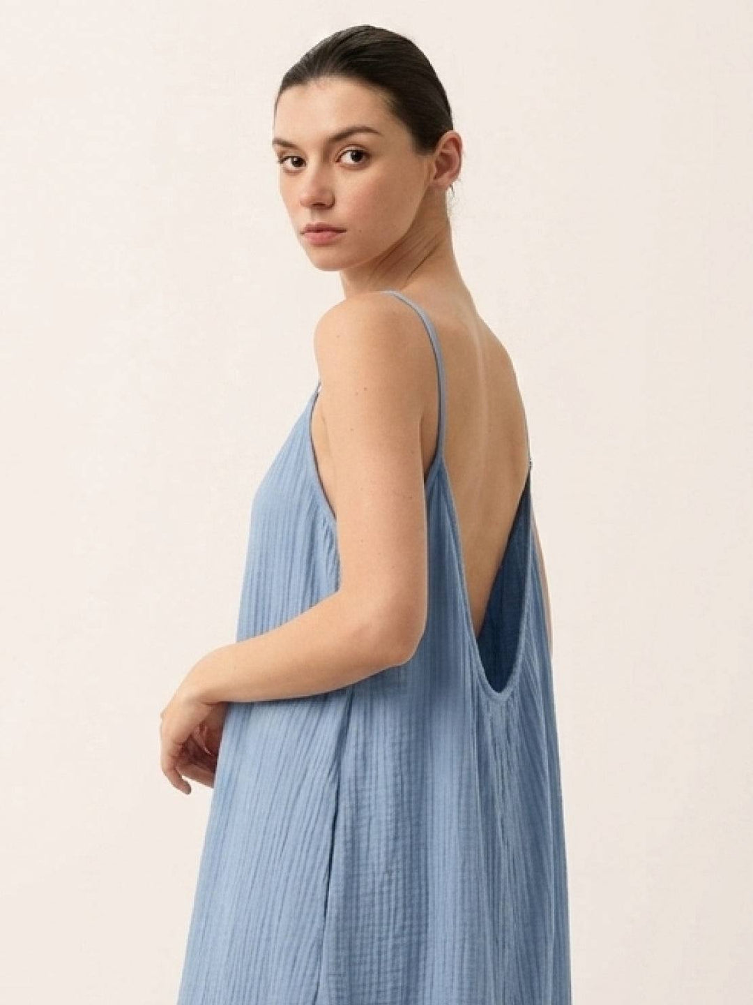 100% Pure Cotton Gauze Maxi Dress