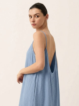 100% Pure Cotton Gauze Maxi Dress