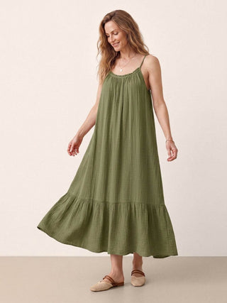 100% Pure Cotton Gauze Maxi Dress