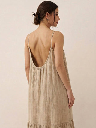 100% Pure Cotton Gauze Maxi Dress