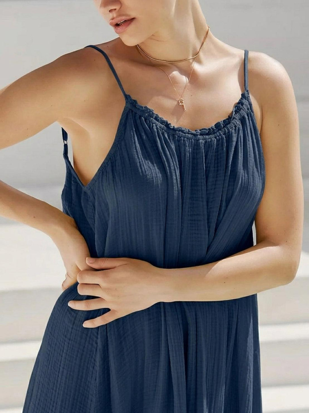 100% Pure Cotton Gauze Maxi Dress