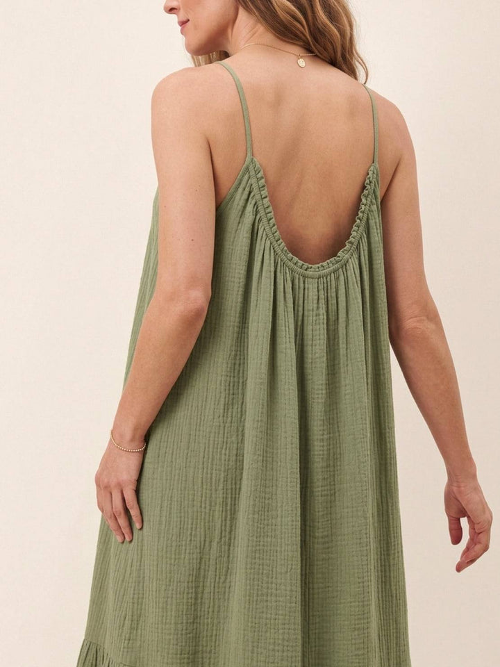100% Pure Cotton Gauze Maxi Dress