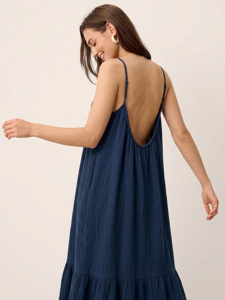 100% Pure Cotton Gauze Maxi Dress