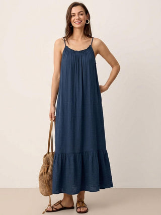 100% Pure Cotton Gauze Maxi Dress
