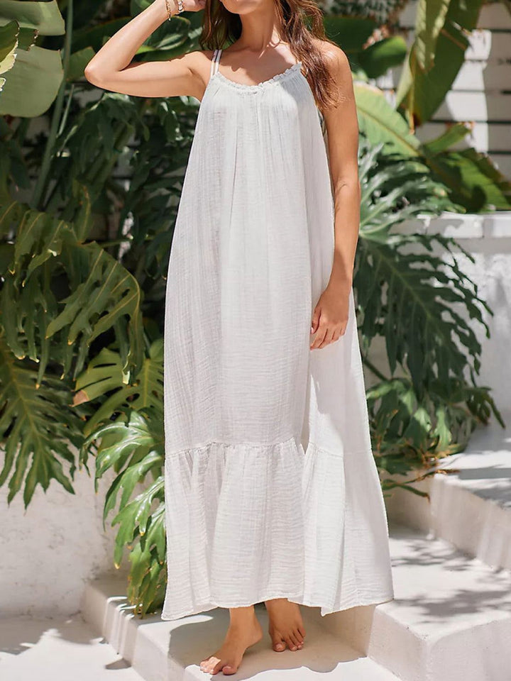100% Pure Cotton Gauze Maxi Dress