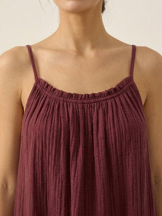 100% Pure Cotton Gauze Maxi Dress