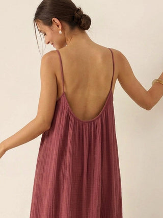 100% Pure Cotton Gauze Maxi Dress