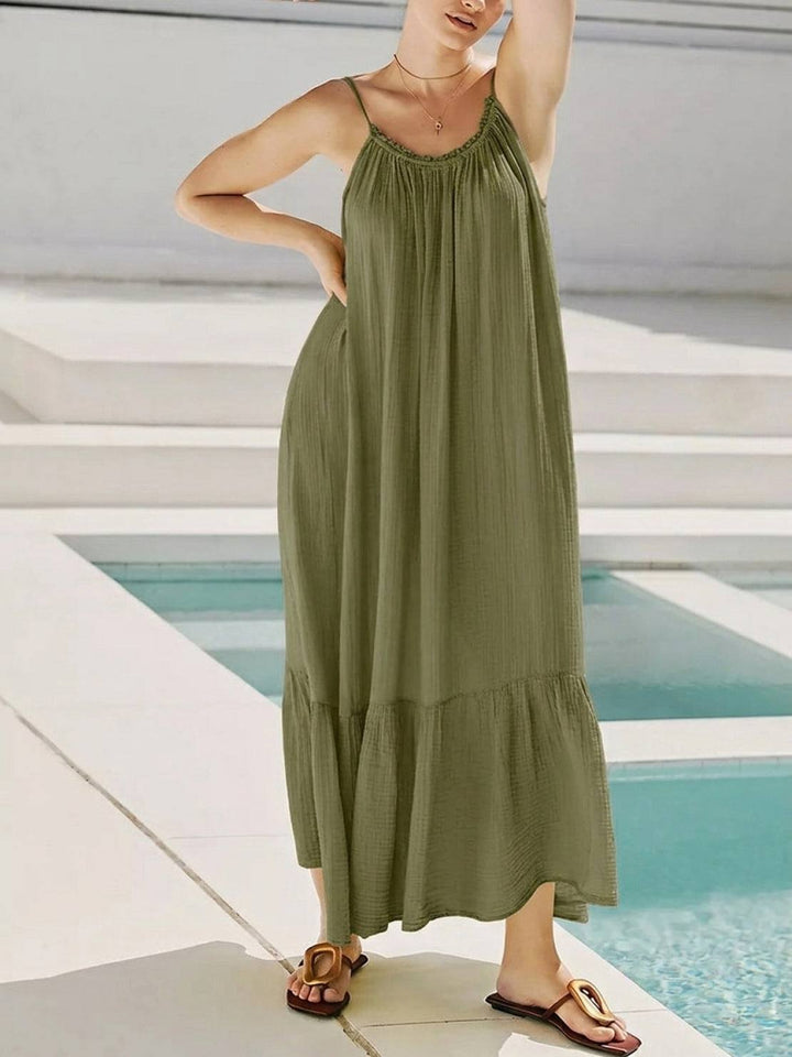 100% Pure Cotton Gauze Maxi Dress