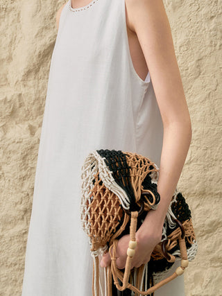 Linen Lyocell Blend Dress