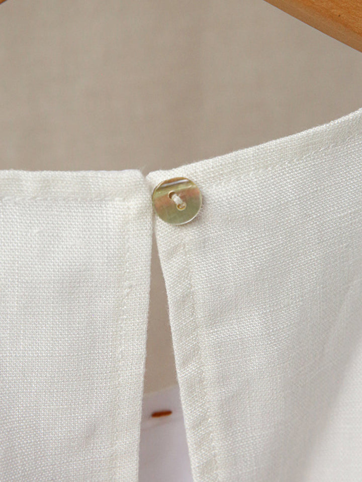 Linen Lyocell Blend Dress