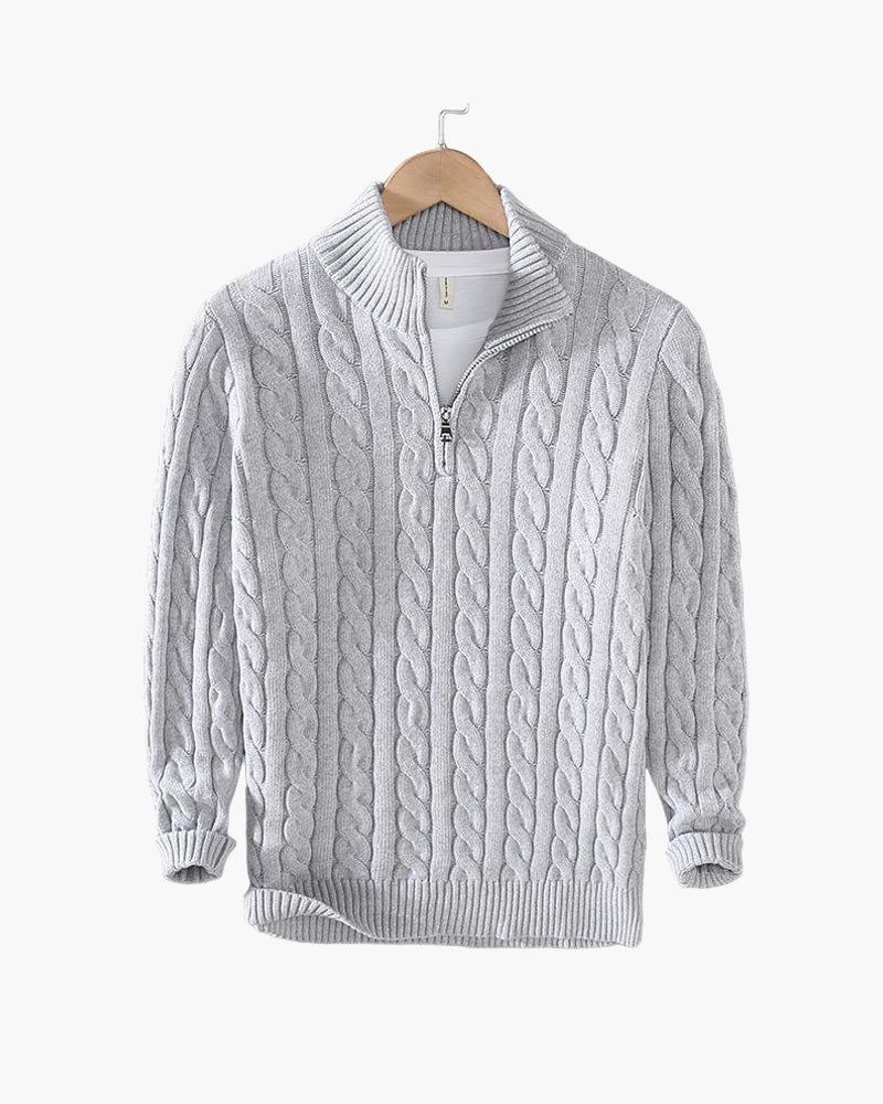 TAEBAEK – Pull torsadé zippé
