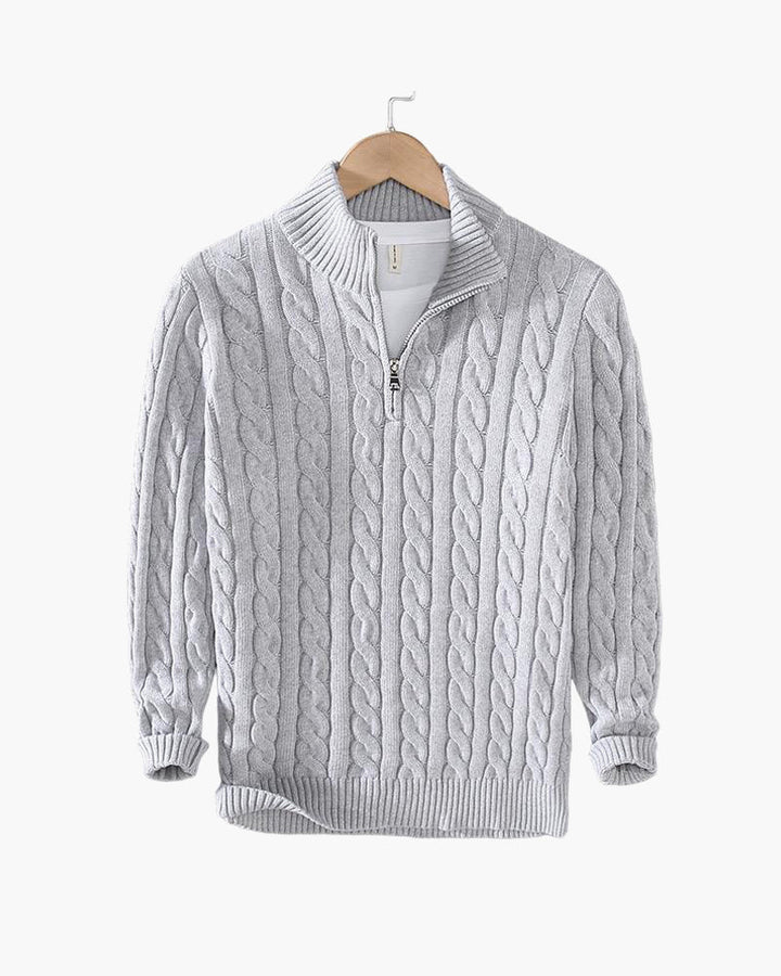 TAEBAEK – Pull torsadé zippé