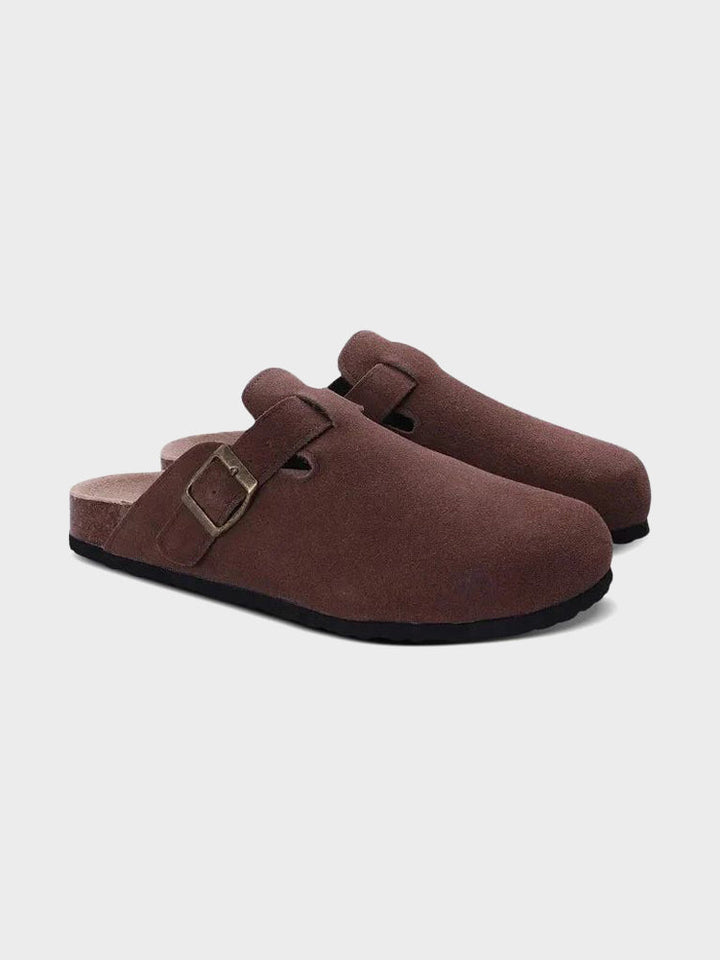 ST. BARTH Suede Clogs