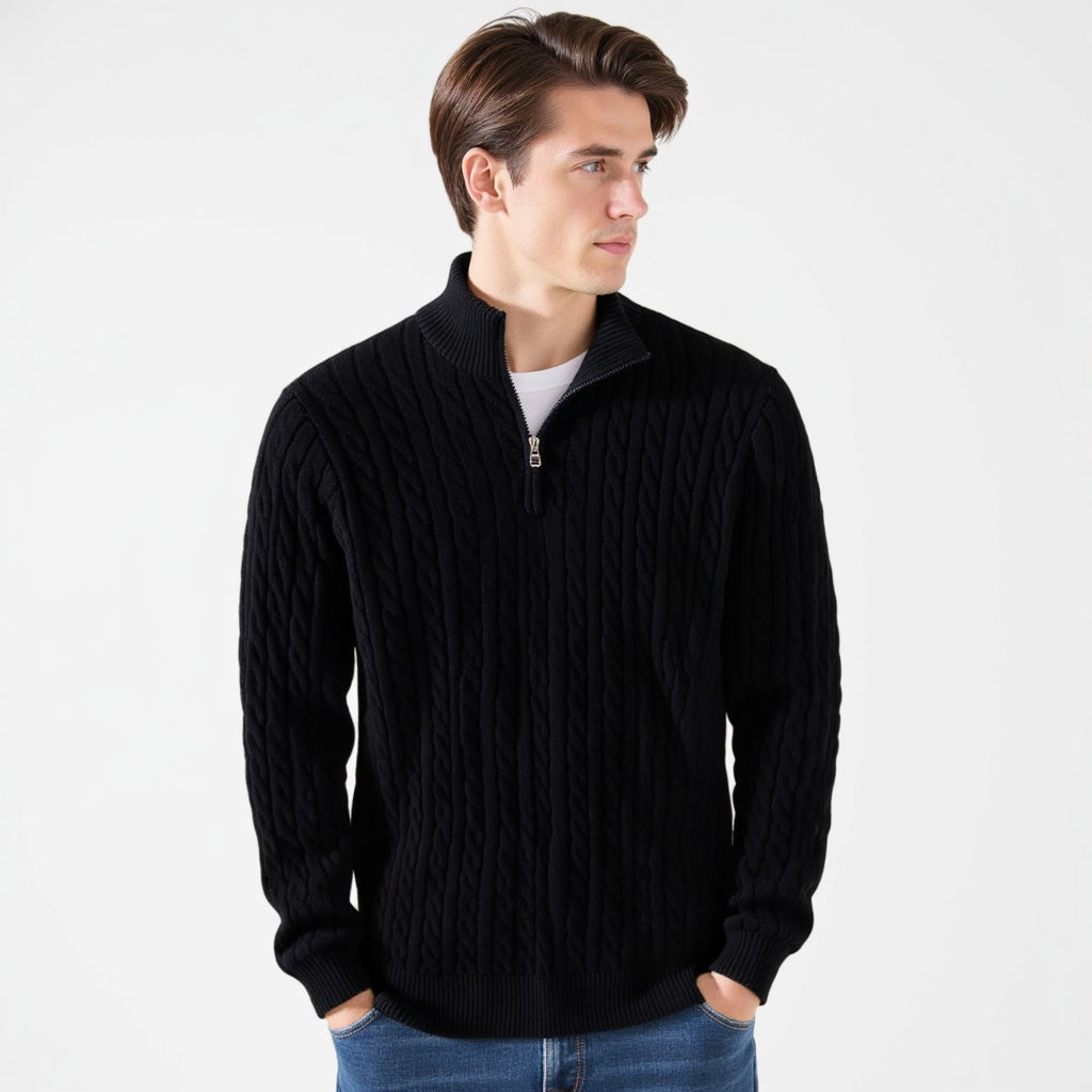 TAEBAEK – Pull torsadé zippé