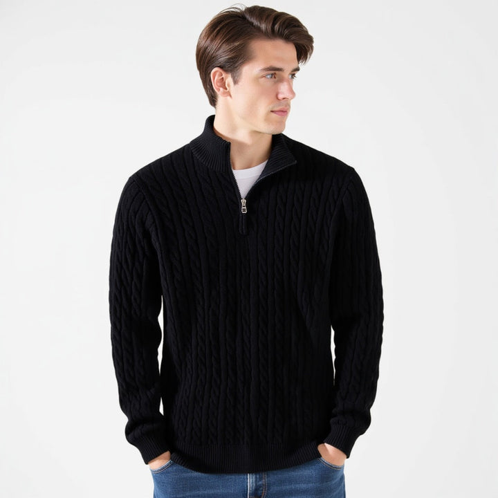 TAEBAEK – Pull torsadé zippé