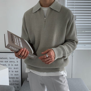 RASON Polo demi-zip