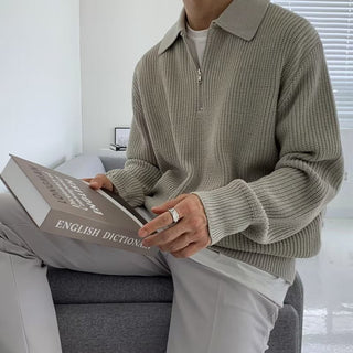 RASON Polo demi-zip