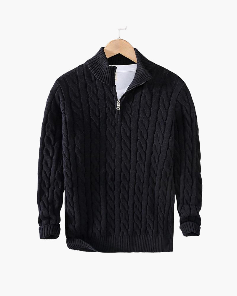TAEBAEK – Pull torsadé zippé