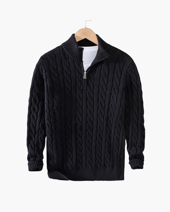 TAEBAEK – Pull torsadé zippé