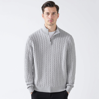 TAEBAEK – Pull torsadé zippé