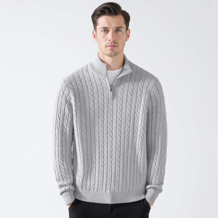 TAEBAEK – Pull torsadé zippé