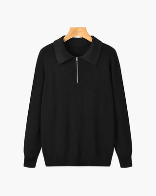RASON Polo demi-zip