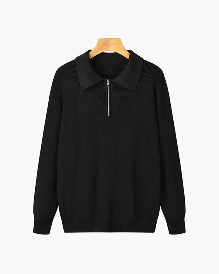 RASON Polo demi-zip