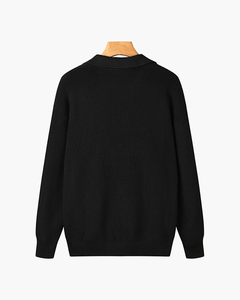 RASON Polo demi-zip
